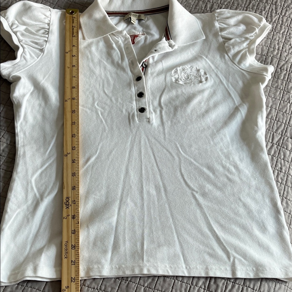 Burberry Short Sleeve Polo Top - Picture 14 of 14